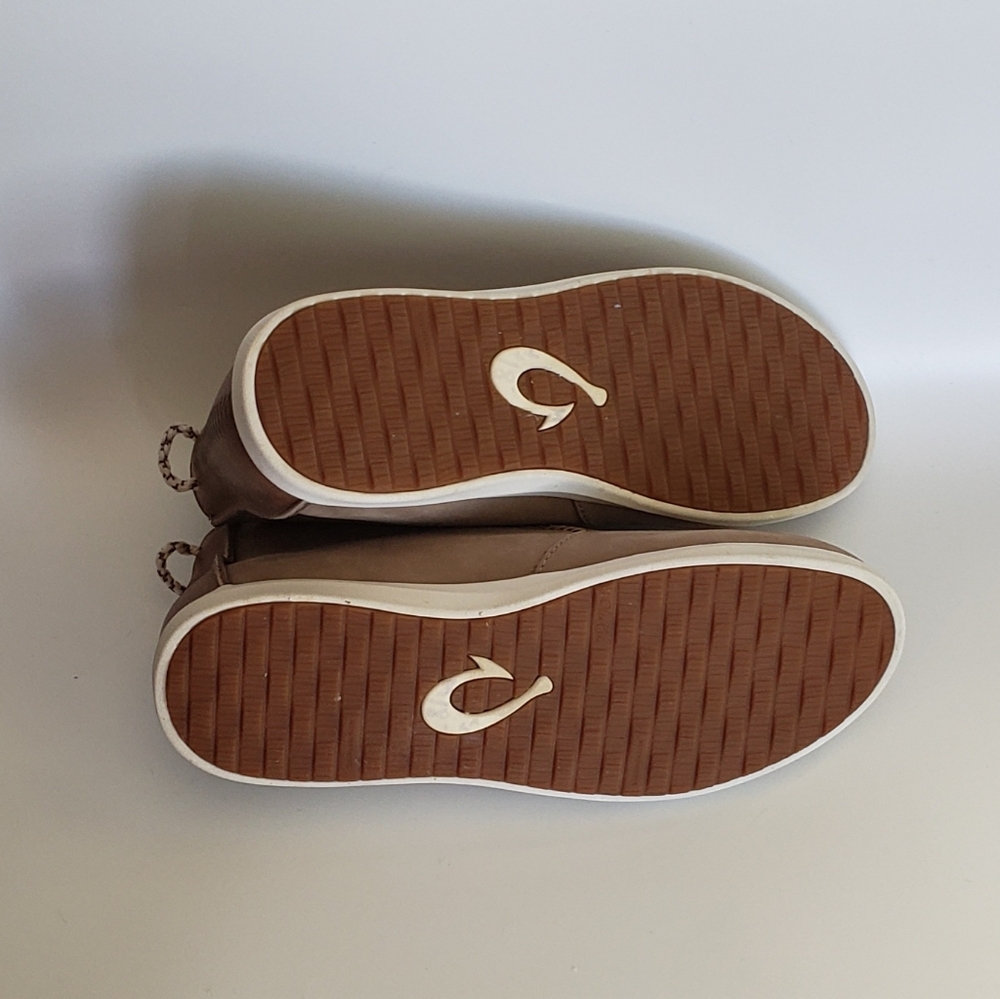 Olukai hawai'iloa Manu Hope Bootie in Taupe Grey Size 8.5 - Picture 13 of 15